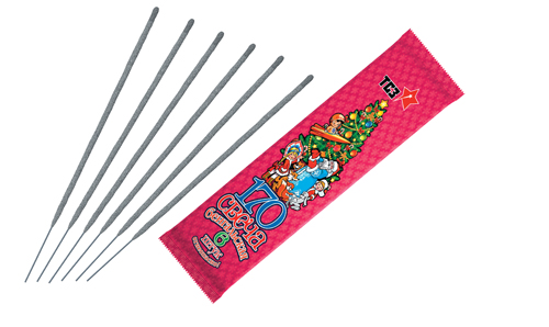  Бенгальские свечи 6 шт 170 мм в пакете  в Бахчисарае